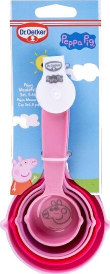 Dr. Oetker Måleskje Peppa Gris Sett/5 Dr. Oetker Måleskje Peppa Gris Sett/5
