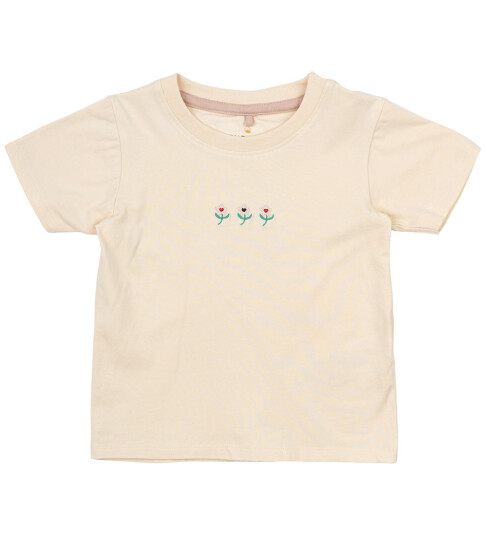 The New Siblings T skjorte TnstNadine White Swan 4 år 104 T skjorte Beige