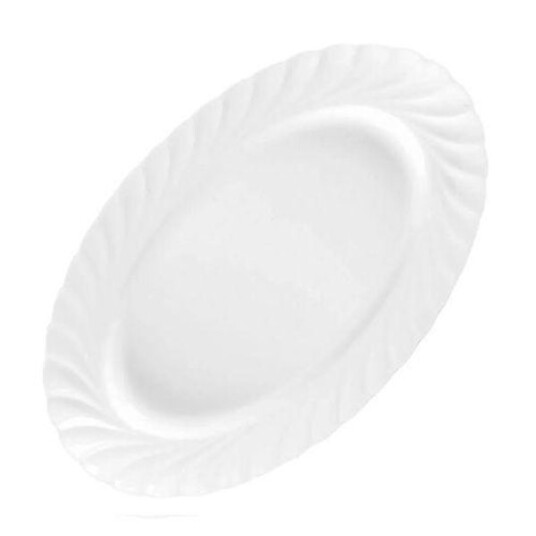 Porsgrund Bogstad Hvitt Ovalfat 38 cm