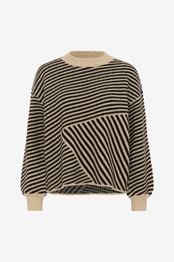 KAFFE Genser kaVerana Knit Pullover Beige KAFFE Genser kaVerana Knit Pullover Beige