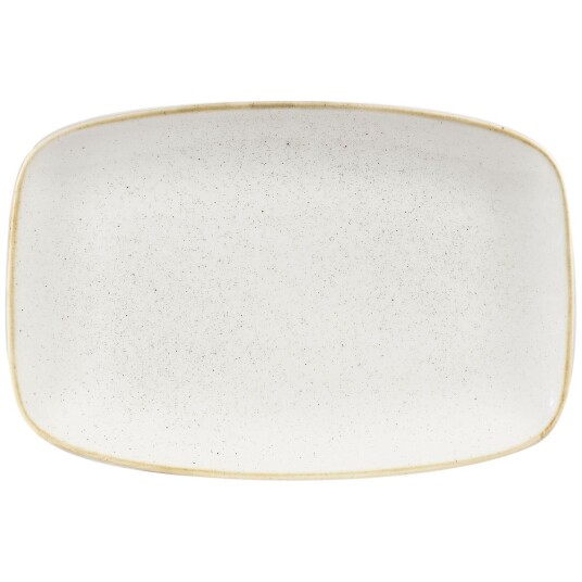 Churchill Chefs Oblong fat Stonecast Barley White 35.5x24.5 cm Hvit/Brun Rektangulær 6 Stykk / Forpakning Churchill Chefs Oblong fat Stonecast Barley White 35.5x24.5 cm Hvit/Brun Rektangulær 6 Stykk / Forpakning