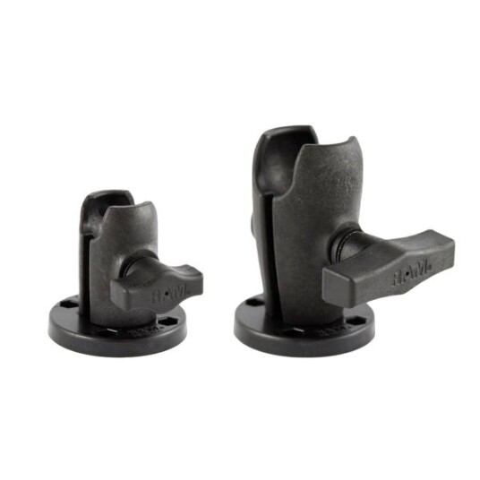 Feste RAM Mounts Single Socket Arm with Round Swivel Plate Størrelse B/C Størrelse B
