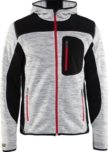 Blåkläder 493021179099XL Jakke gråmelert/svart, strikket Gråmelert/Svart, Klær