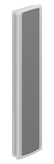 Pressalit Care Plus veggskinne 400 mm vertikal venstre grå