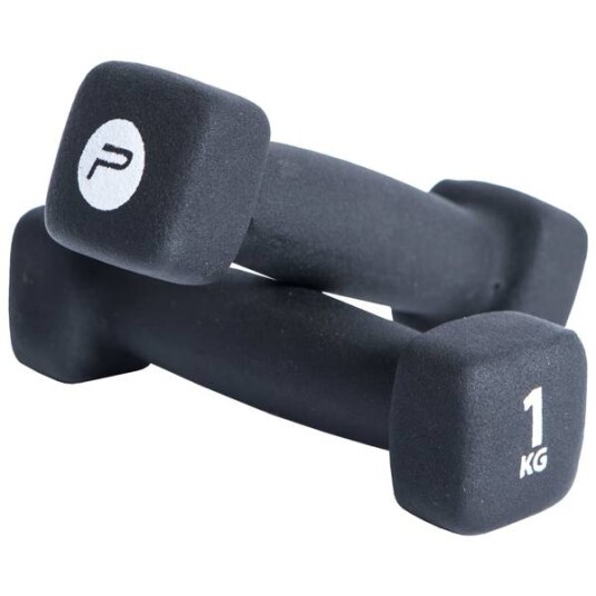 Pure2Improve håndvektsett 2x1 kg Neopren - sort