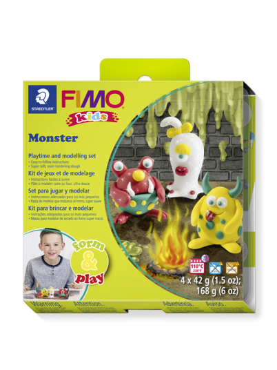 Staedtler Set Mod. clay Fimo kids F&P Monster