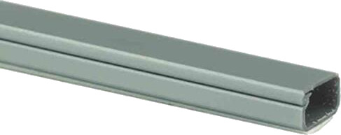 Plasfix 2407 7G Kabelkanal selvheftende med lokk 2 m 16 x 10 mm aluminiumsfarget Installasjonsmaterial