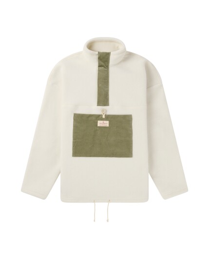 Amundsen Sports V Bond Cord Fleece Herre Natural/Olive Ash XL