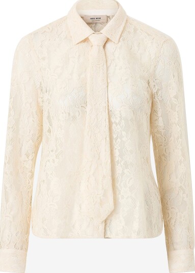 MOS MOSH   Skjorte MMKether Lace Tie Shirt   Hvit