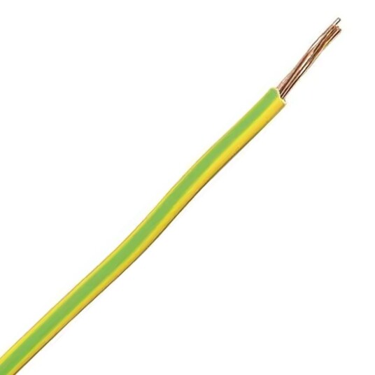 Malmbergs PN ledning 6mm² Gul/grønn metervare 1 100m
