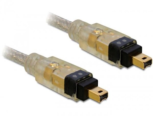 Delock IEEE 1394-kabel - 4 pin FireWire til 4 pin FireWire - 1 m