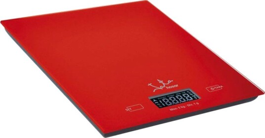 Jata 729/R Rød Digital Kjøkkenvekt (5kg/1g)