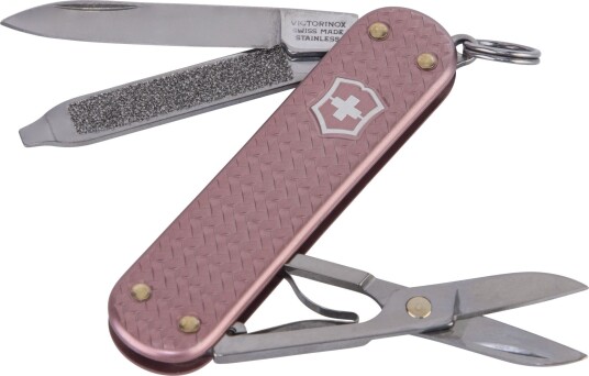 Victorinox Classic SD Lommekniv 58mm, 5 funksjoner, Alox, Gentle Rose