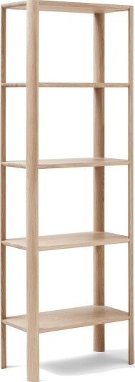 Leaf Hylle 0,5x5 Hvitoljet Eik