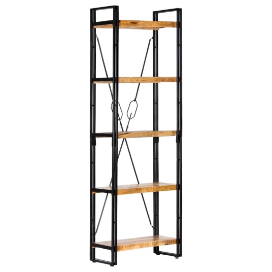 vidaXL Bokhylle 5 etasjer 60x30x180 cm heltre mango vidaXL Bokhylle 5 etasjer 60x30x180 cm heltre mango