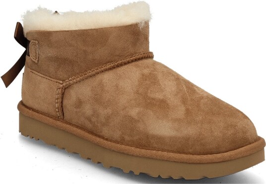 UGG W Ultra Mini Bailey Bow   CHESTNUT   41