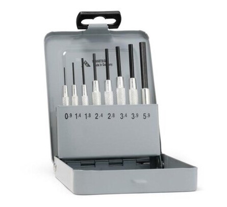 Rennsteig Werkzeuge Splintentreiber M. Sleeve Sæt Metallkass 457 100 5