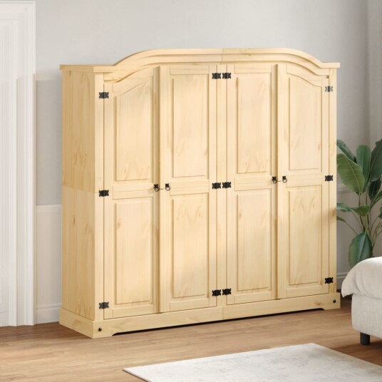  Garderobe Corona 194x52x186 cm heltre furu 8721102807107