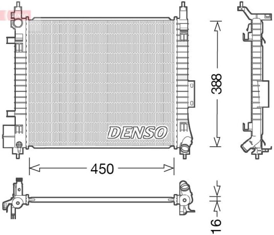 Radiator DENSO DRM46054