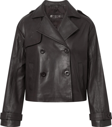 DEPECHE Maydep Short Trenchcoat Brown 36