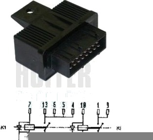 Relè bensinpumpe HOFFER 7240107 Relè bensinpumpe HOFFER 7240107