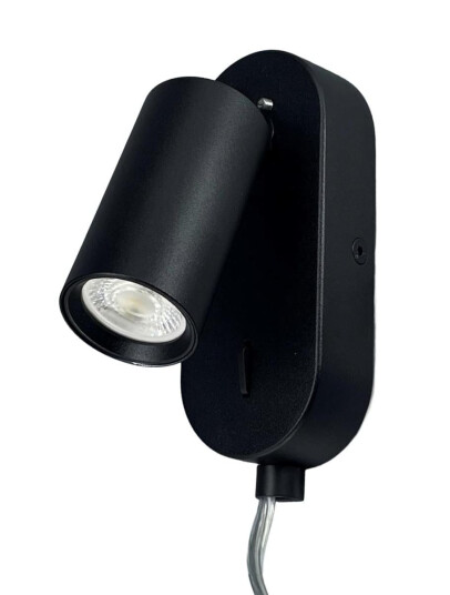Oz mini K1 vegglampe GU10 mini Svart Oz mini K1 vegglampe GU10 mini Svart