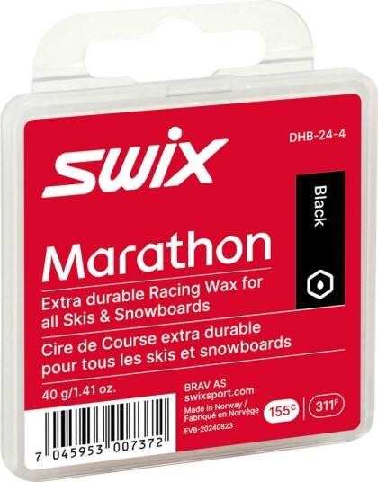 Swix Pro Marathon Paraffin Black 40g  24 Glider BLACK