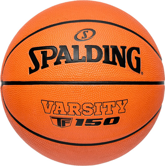 Spalding Varsity Tf-150 Rubber Basketball - Orange - SZ5 Spalding Varsity Tf-150 Rubber Basketball - Orange - SZ5