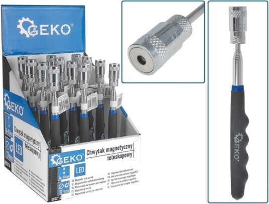 Teleskopisk Magnetisk Gripe /Pick Up + Led 80 Cm – Utstillingskartong 12/48