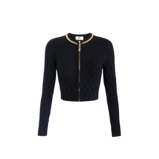 Elisabetta Franchi Dame Strikkevarer Svart L, Elisabetta Franchi Dame Strikkevarer Svart L,