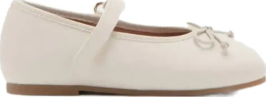 Mango Ballerinas With Strip And Bow Detail White 27