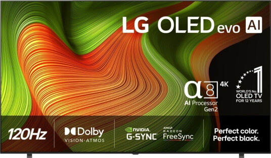 LG OLED83B56LA 83" 4K OLED Smart TV med AI og 120Hz