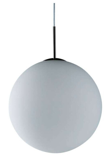 Lindby Kule-hengelampe Marike av opalglass, 40 cm