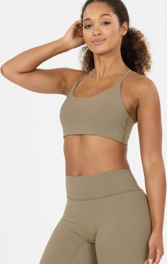 Athlecia Emarri W Sports Bra Khaki green L