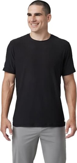 Vuori Strato Tech Tee Herre Blk/Black XXL