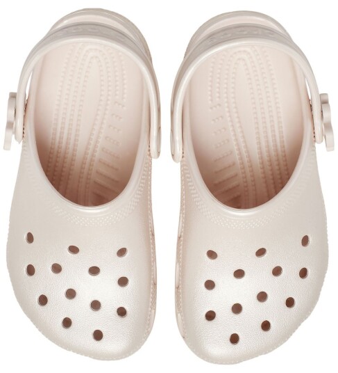 Crocs Classic Pearl Shine Clog T Cream 25/26