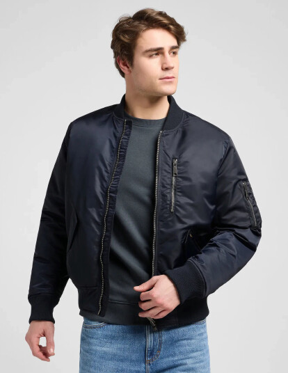 Lee Jeans Bomber Jacket - Black - L Lee Jeans Bomber Jacket - Black - L