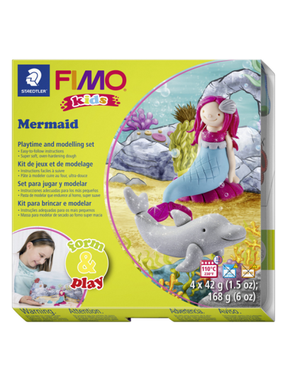 Staedtler Set Mod. clay Fimo kids F&P Mermaid