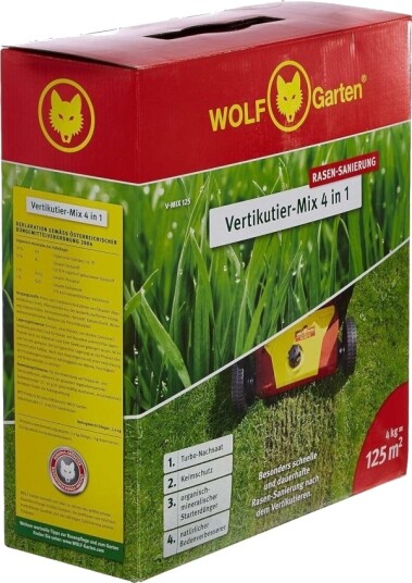 Grandininis Pjūklas Wolf Garten Rinkinys For Plenregenerering 125 M2 4In1 V Mix 125 Grandininis Pjūklas Wolf Garten Rinkinys For Plenregenerering 125 M2 4In1 V Mix 125