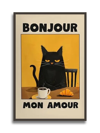 Plakat Bonjour Mon Amour Plakat Bonjour Mon Amour
