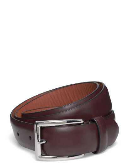 Polo Ralph Lauren Leather Dress Belt   Brown   40
