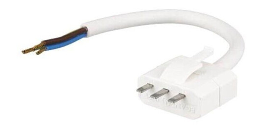 Nordic Quality DCL Plugg med 15cm Kabel - Hvit
