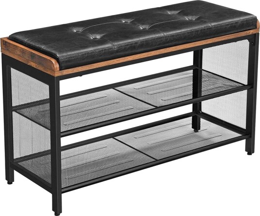 Skoskap for sko hylle med sete LOFT