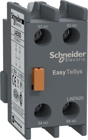Schneider Electric Hjelpekontaktblokk Easy TeSys LAEN20 2NO