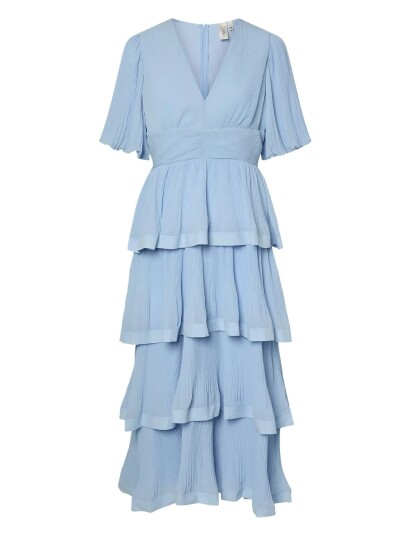 YAS Yasplira Ss Long Dress S.   Show   Blue   36
