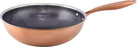 Hâws Santo wokpanne hybrid coating Ø28 cm Rose Gold Hâws Santo wokpanne hybrid coating Ø28 cm Rose Gold