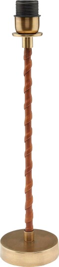 PR Home Lampefot Nora 46 cm Messing Bordlamper