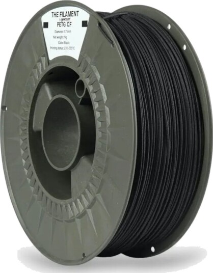 The Filament 3D Filament Petg Cf 1,75 Mm 1000 G Tf-24108 Svart The Filament 3D Filament Petg Cf 1,75 Mm 1000 G Tf-24108 Svart