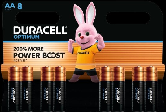 Duracell Optimum AA-batteri 8-pakning for pålitelig ytelse Duracell Optimum AA-batteri 8-pakning for pålitelig ytelse