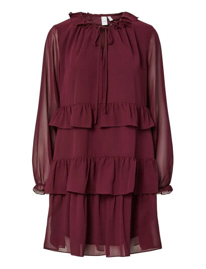 YAS Yaschifa Ls Dress - Ka - Burgundy - 34 YAS Yaschifa Ls Dress - Ka - Burgundy - 34